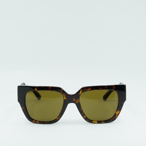 Versace VE4409 108/73 Sunglasses Dark Havana Square Frame, Brown Lenses - Picture 2 of 11